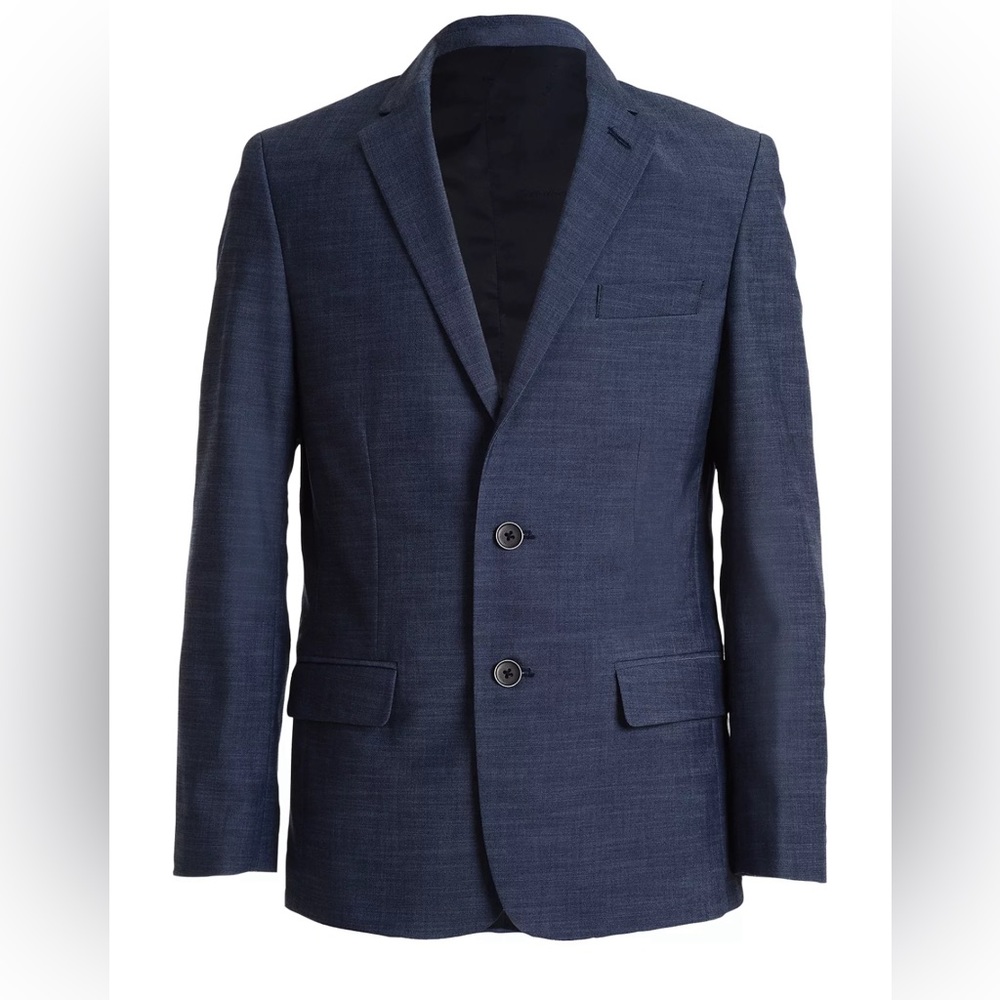 Calvin Klein Big Boys Plain-weave suit jacket.Size 12 worn 1x. Excellent.